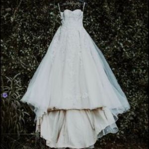 Sheer Lace/Tulle Wedding Dress